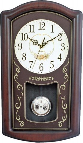 TLD-8389 (в уп.6шт.) - Часы настенные с маятником, [01081455]