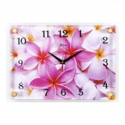 2535-1049 (в кор.5шт.) - Часы настенные&amp;quot;Плюмерии р [01072323]