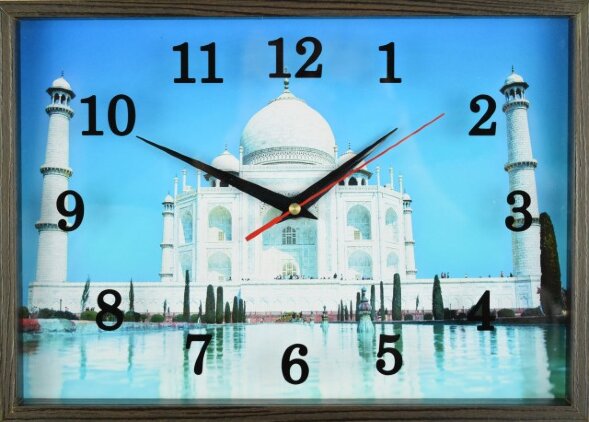 25х35 H340 - Часы настенные Успех в деревянной рам [01086844]