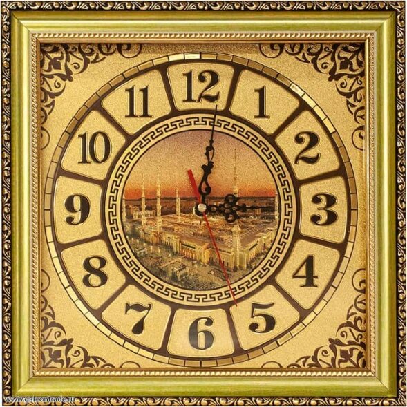 634624 (в уп.5шт.) - Часы-картина Мусульманские /С [01085437]