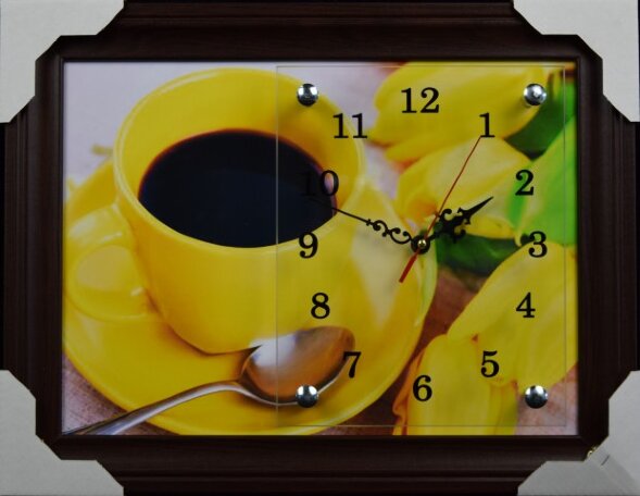 30х40 624 - Часы-картины настенные в багете Успех, [01077211]