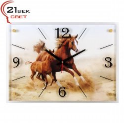4056-124 (в кор.5шт.) - Часы настенные&amp;quot;Лошадь и же [01078315]