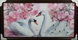 50х100 FV-182G - Часы-картины настенные в багете У [01075544]