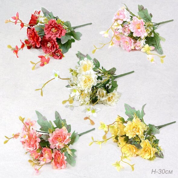 708273 (в уп.1200шт.) - Цветок искусственный H=30с [01105583]