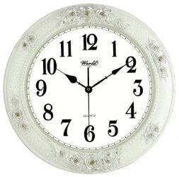 7751k W (в кор.10шт.) - Часы настенные WORLD, меха [01086419]
