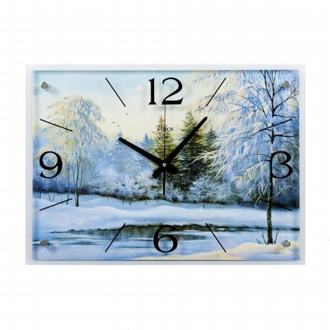 4056-254 (в кор.5шт.) - Часы настенные&amp;quot;Зима&amp;quot;21 Век [01072685]