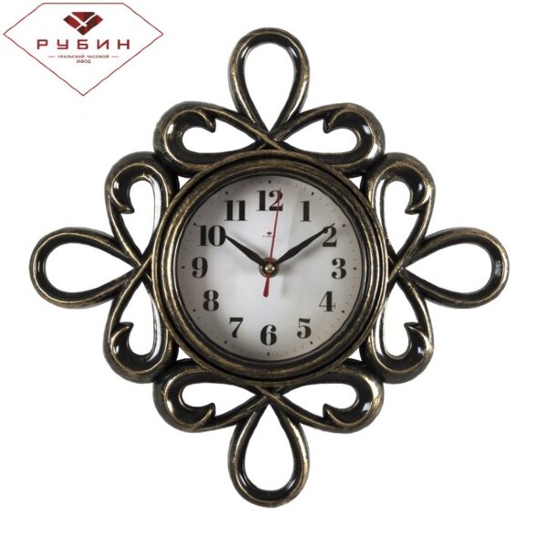 2513-103 (в уп.10шт.) - Часы настенные ромб витой, [01084614]