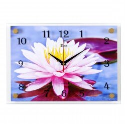 2535-1058 (в кор.10шт.) - Часы настенные&amp;quot;Розовый л [01072327]