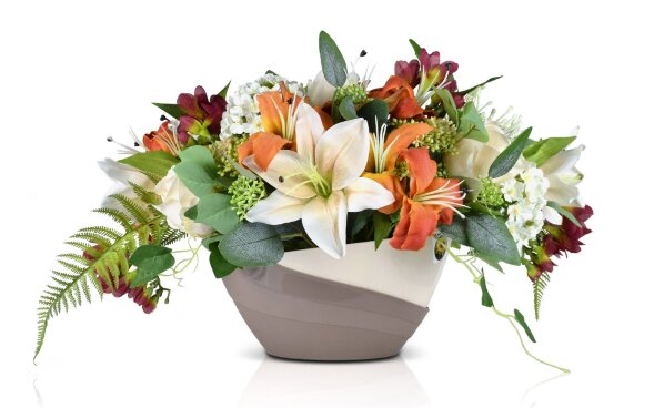 Цветочная композиция Лилия, высота 35 см., ширина [01089547]