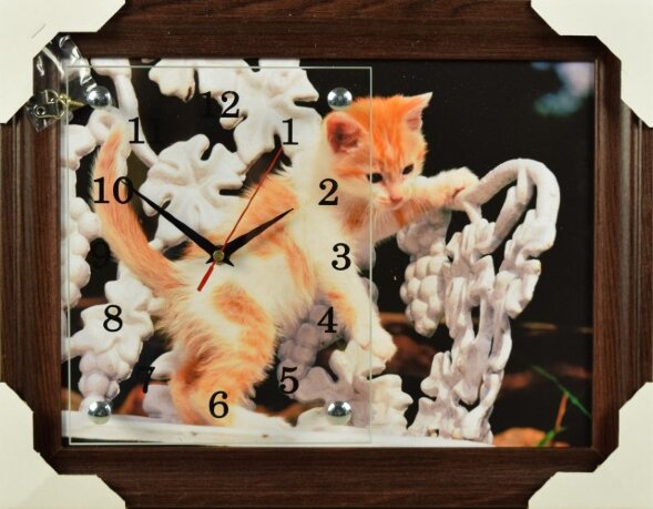 30х40 723 - Часы-картины настенные в багете Успех, [01084663]