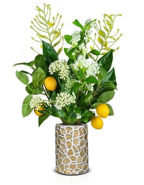 Цветочная композиция Лимончик, размер: высота 50 с [01101065]