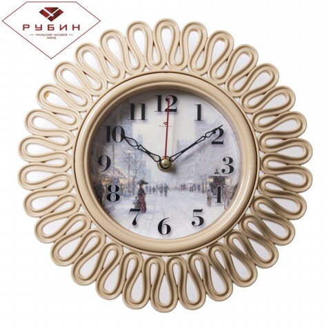 2613-102 (в кор.10шт.) - Часы настенные круг витой [01083495]