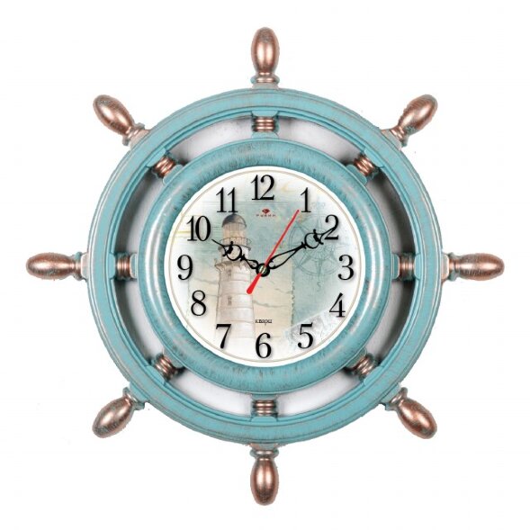 3615-107 (в уп.10шт.) - Часы настенные Штурвал, ко [01086963]