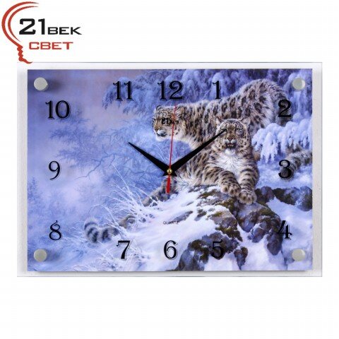 2535-1197 (в кор.10шт.) - Часы настенные&amp;quot;Снежные б [01081896]
