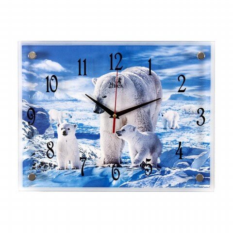 3040-655 (в кор.8шт.) - Часы настенные квадрат.&amp;quot;Бе [01074018]