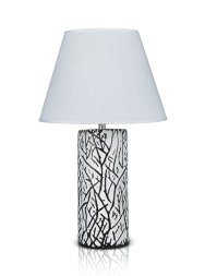 К-HB007A-10&amp;quot; Black+White shade H46см (24) светильн [01090428]