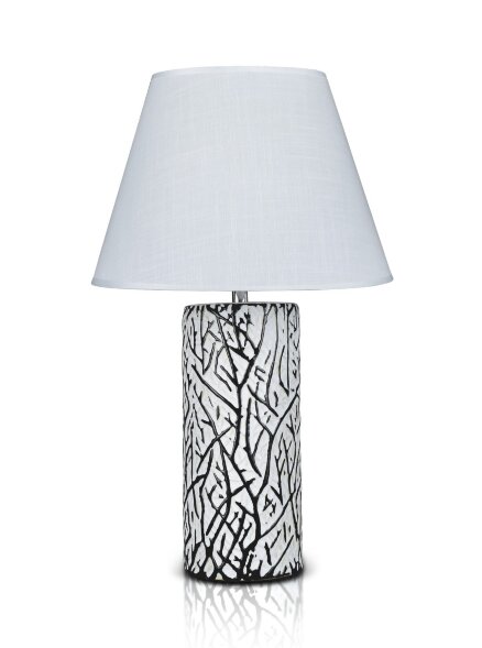 К-HB007A-10&amp;quot; Black+White shade H46см (24) светильн [01090428]