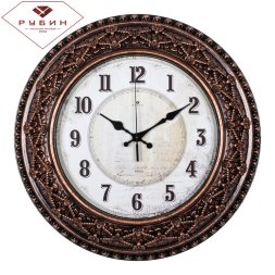 3825-001 (в кор.5шт.) - Часы настенные круглые &amp;quot;Кл [01088039]