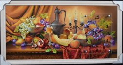 50х100 Si-473G - Часы-картины настенные в багете У [01074428]