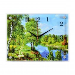 3040-91 (в кор.8шт.) - Часы настенные квадрат.&amp;quot;Мел [01072353]