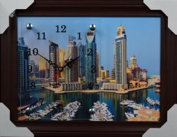 30х40 840 - Часы-картины настенные в багете Успех, [01077218]