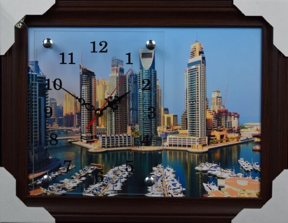 30х40 840 - Часы-картины настенные в багете Успех, [01077218]