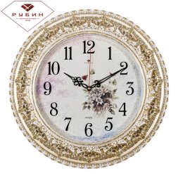 3825-003 (в кор.5шт.) - Часы настенные круглые &amp;quot;По [01088041]