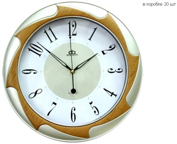 2145 (в кор.20шт.) - Часы настенные, диаметр 33см. [01062938]