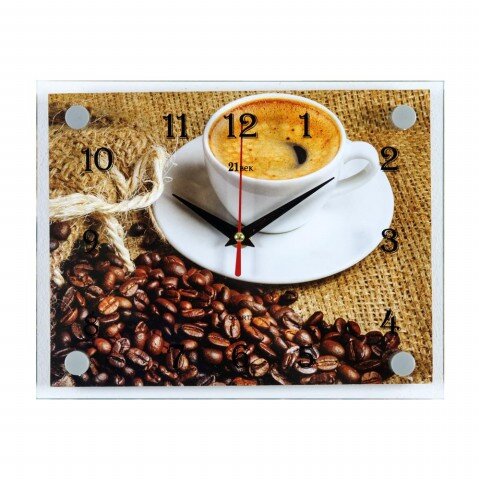 2026-1080 (в кор.10шт.) - Часы настенные&amp;quot;Чашка коф [01074557]