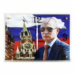 4056-562 (в кор.5шт.) - Часы настенные&amp;quot;Путин&amp;quot;21 Ве [01073871]