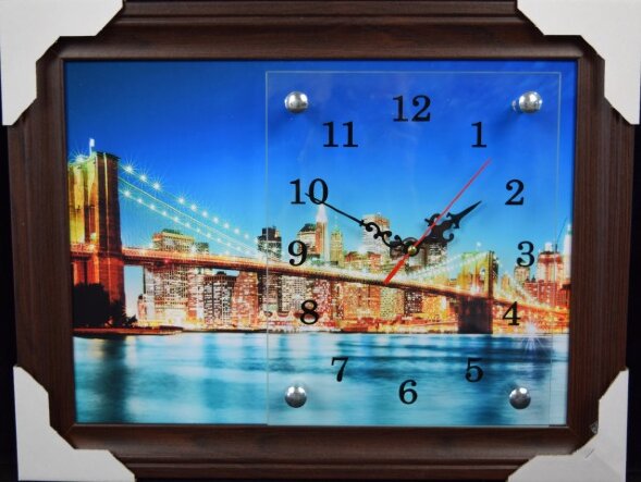 30х40 864 - Часы-картины настенные в багете Успех, [01076673]