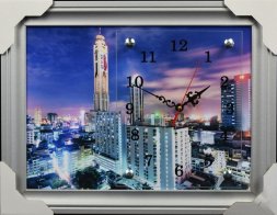 30х40 914 - Часы-картины настенные в багете Успех, [01077213]