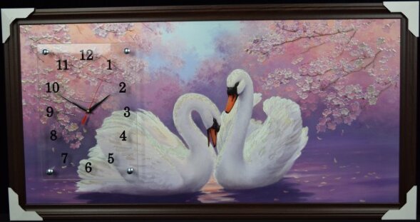 50х100 Si-503G - Часы-картины настенные в багете У [01074436]