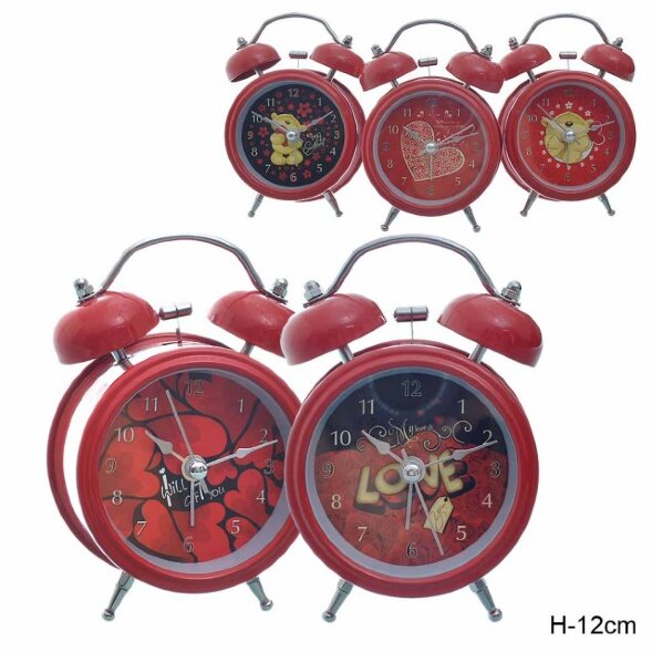 627704 (в уп.100шт.) - Будильник /6025R/ подсветка [01087160]