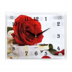 2026-1082 (в кор.10шт.) - Часы настенные&amp;quot;Роза&amp;quot; 21 [01073829]