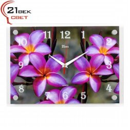 2535-1222 (в кор.10шт.) - Часы настенные&amp;quot;Плюмерии [01076537]