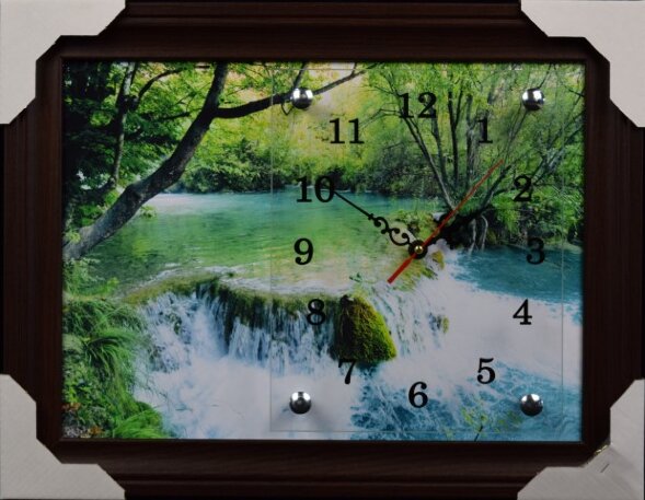 30х40 92 - Часы-картины настенные в багете Успех, [01077207]