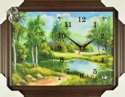 30х40 A-123 - Часы-картины настенные в багете Успе [01085310]