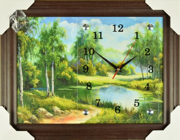 30х40 A-123 - Часы-картины настенные в багете Успе [01085310]