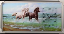 50х100 Si-517G - Часы-картины настенные в багете У [01074458]
