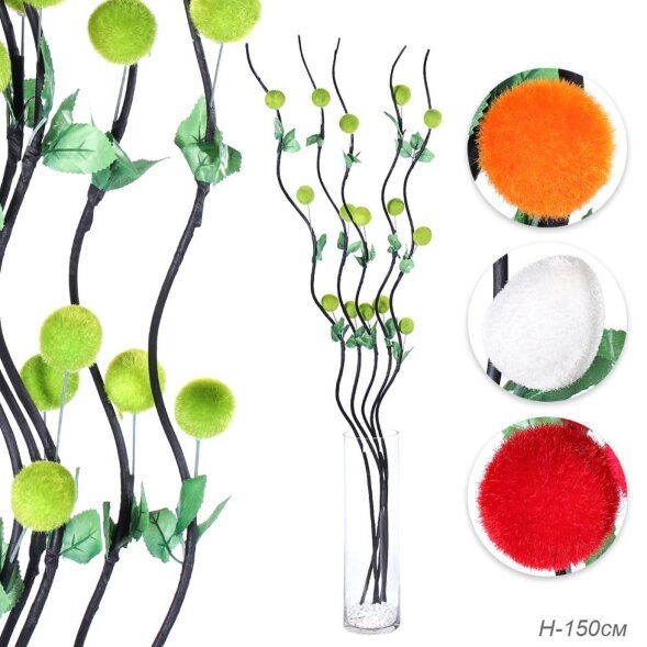 717997 (в уп.100шт.) - Сухоцвет, набор 5шт. H=150с [01105578]