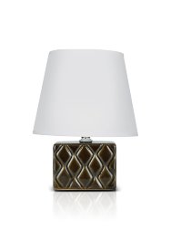 А-LE489 Brown+White абажур, размер: 180*180*250мм [01104320]