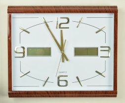 М7595ZL (в уп.10шт.) - Часы настенные, ЖК-дисплей, [01081218]