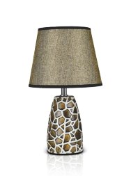 К-HY401-6&amp;quot; Dark Brown+Brown shade H33см (24) свети [01090400]