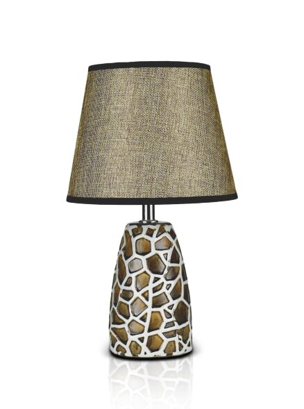 К-HY401-6&amp;quot; Dark Brown+Brown shade H33см (24) свети [01090400]