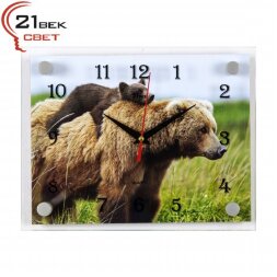 2026-115 (в кор.10шт.) - Часы настенные&amp;quot;Медведица [01079510]