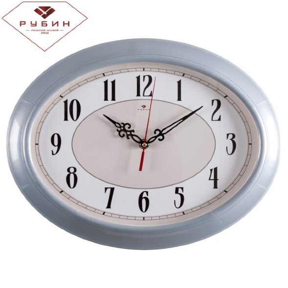 3829-100 (в кор.10шт.) - Часы настенные овал, разм [01085877]