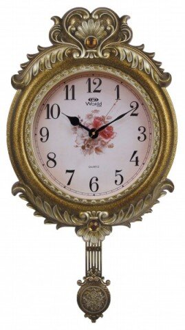 2058C BR (в уп.10шт.) - Часы настенные с маятником [01083713]