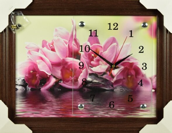 30х40 F-162 - Часы-картины настенные в багете Успе [01082587]