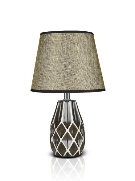 К-HY404-6&amp;quot; Dark Brown+Brown shade H33см (24) свети [01090401]